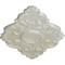 Ekena Millwork Piedmont Ceiling Medallion, Hand-Painted Flash Blue, 37"W x 26"H x 1 3/8"P CM37X26PEFBS - alternate 2